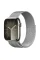 Apple Watch Series 9 GPS + LTE 45mm Silver Stainless Steel Case with Silver Milanese Loop